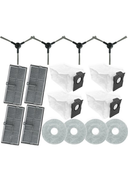 Dream L10S Için 16PCS Pro Ultra ISI/X30 ULTRA/X30 PRO/S10 Pro Ultra Vakum Sanat Yan Fırça Filtresi Paspas Toz Çantası (Yurt Dışından)