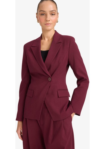 Fitted Düğmeli Blazer Ceket F7441AX25AU