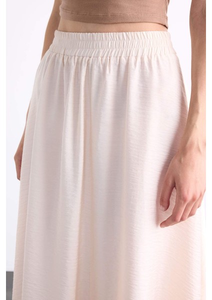 Esnek Belli Midi Etek