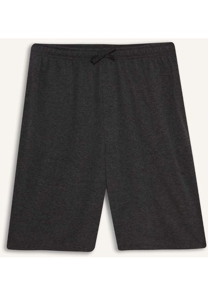 Pijama Takımı Kısa Kollu Üst Beli Bağcıklı Şort F7381AX25HS