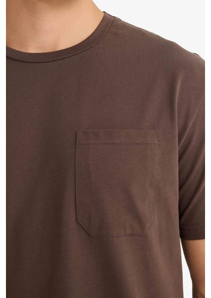 Pijama Takımı Kısa Kollu Üst Kareli Uzun Alt D8213AX25AU