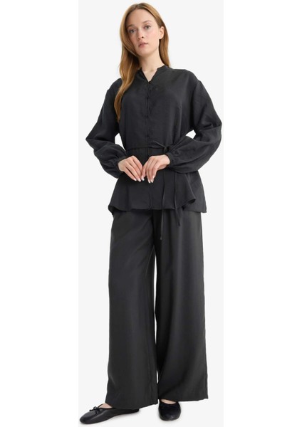 Wide Leg Geniş Paça Modal Pantolon F5246AX25AU