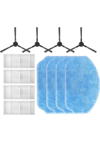 Mamibot Provac Titan Yan Fırça Hepa Filtre Mop Bezleri Rag Robot Vakum Temizleyici Aksesuarları Yedek Parça (Yurt Dışından)