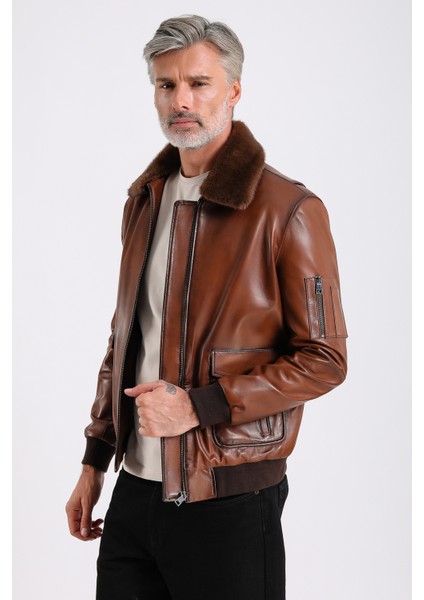 Alexandr Erkek Pilot Deri Mont fırsatları