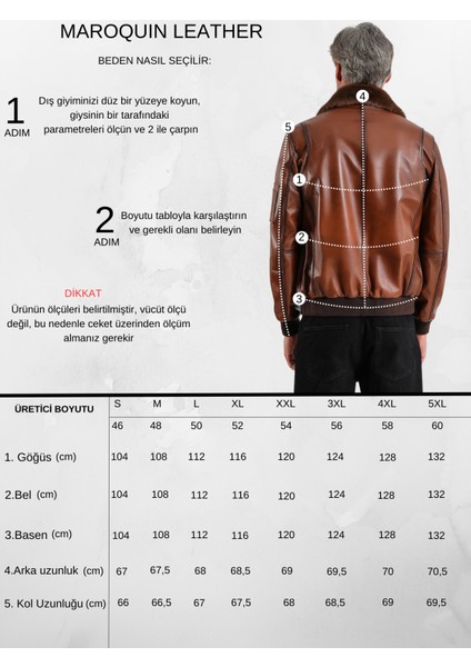 Alexandr Erkek Pilot Deri Mont