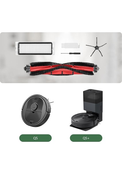 Roborock Q5 Için Aksesuar Kiti, Roborock Q5 Q5+ Q5 Için Yedek Parçalar Artı Vakum Süpürücü (Yurt Dışından) fiyatları
