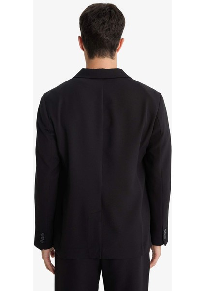 Slim Fit Dar Kesim Düğmeli Blazer Ceket F7575AX25AU