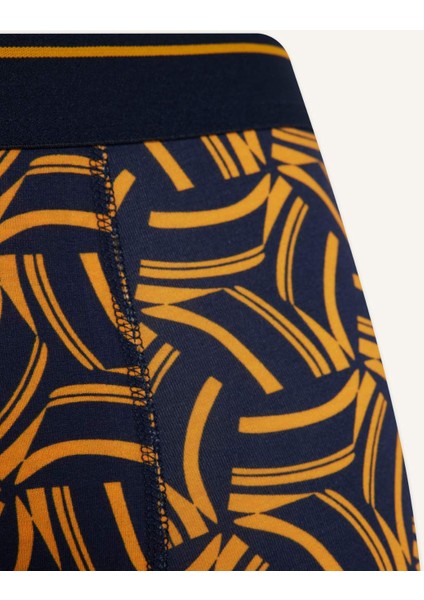Regular Fit Baskılı 3'lü Boxer B0495AX25AU