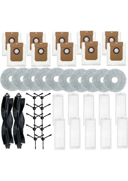 Kararingbee S7 Omni Yedek Parçalar Aksesuarları Ana Siude Fırça Hepa Filtre Mop Bez Toz Çantası (Yurt Dışından)