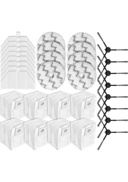 Roidmi Eva SDJ06RM Robot Vakum Temizleyici Aksesuarları Yan Fırça Fırlatma Mop Bez Toz Çanta (Yurt Dışından)
