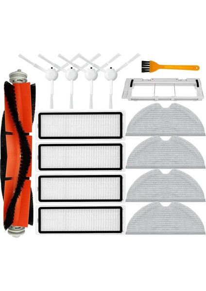 Xiaomi Dreame F9 Robot Vakum Temizleyici Yedek Parçalar Aksesuarlar Ana Yan Fırça Hepa Filtre Mop Rag Bez Kapağı (Yurt Dışından)