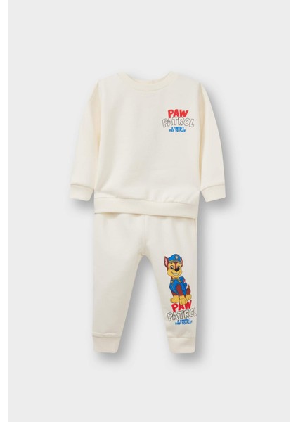 Erkek Bebek Paw Patrol 2'li Takım Sweatshirt Eşofman Altı F4528A525AU