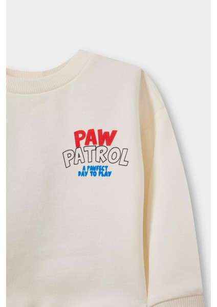 Erkek Bebek Paw Patrol 2'li Takım Sweatshirt Eşofman Altı F4528A525AU