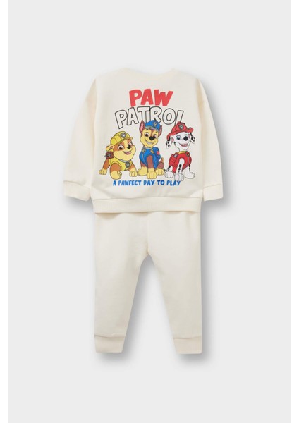 Erkek Bebek Paw Patrol 2'li Takım Sweatshirt Eşofman Altı F4528A525AU