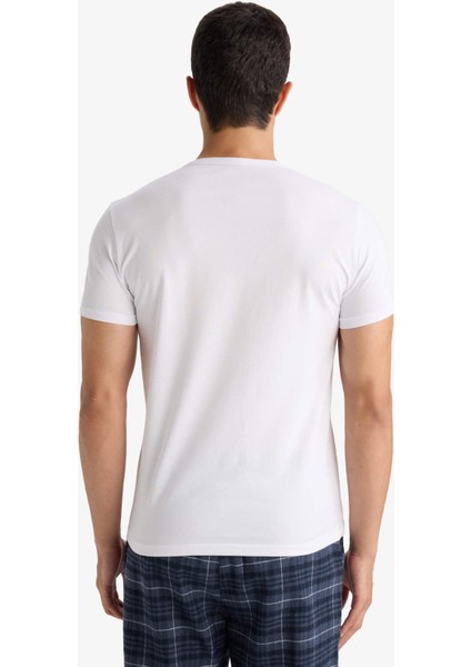 Slim Fit Dar Kesim Bisiklet Yaka Üst L4885AZ25AU