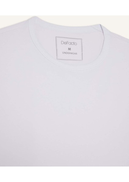 Slim Fit Dar Kesim Bisiklet Yaka Üst L4885AZ25AU