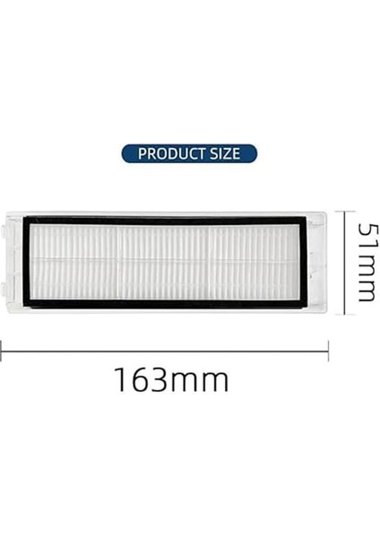Xiaomi Mijia Için Hepa Filtresi 1s S5 S50 Max Robot Vakum Süpürge, Mop Roller Yan Fırça Aksesuarları Yedek Parça Kiti (Yurt Dışından) modelleri