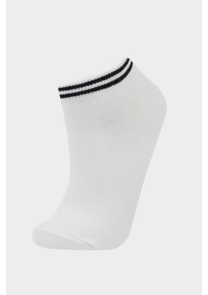 Kadın 5'li Pamuklu Patik Çorap F5630AXNS