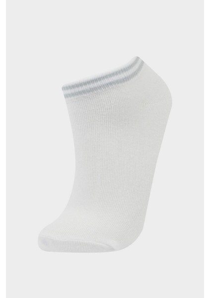 Kadın 5'li Pamuklu Patik Çorap F5630AXNS