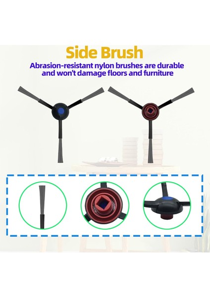 Ecovacs Için T30S / T30S Combo Robot Vakum Temizleyici Aksesuar Yedek Parçalar Kit Ana / Yan Fırça, Filtre, Mop Rag, Toz Çantası (Yurt Dışından) indirimleri