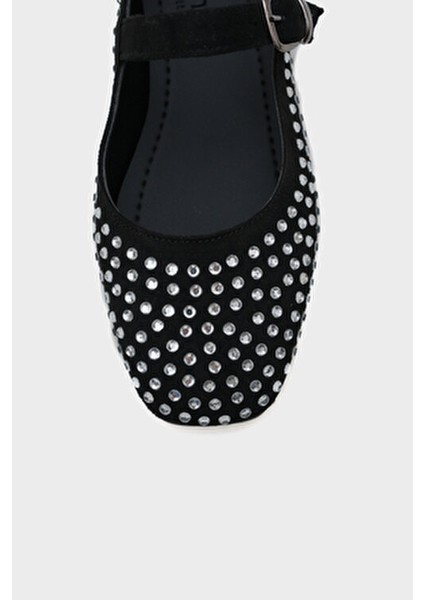 Kadın Mary Jane Babet Ayakkabı Tokalı Suni Deri Düz Topuklu Rahat Tasarım