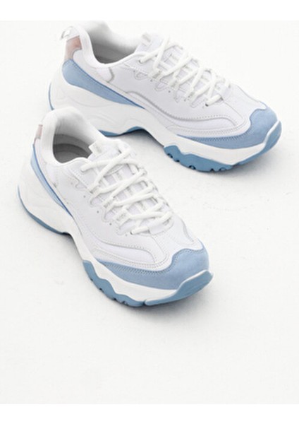 Kadın Spor Ayakkabı Düz Taban Suni Deri Koku ve Terleme Yapmayan 1.Sınıf Malzeme modelleri