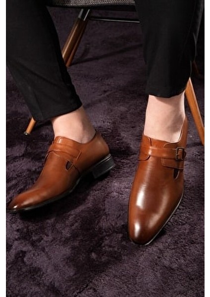 Sharp Deri Erkek Klasik Ayakkabı Antibakteriyel İç Yüzey ile Konforlu Kullanım