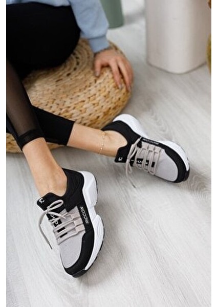 Siyah Buz Erkek Sneaker Kaymaz Taban ve Ortopedik İç Taban ile Türkiye Üretimi