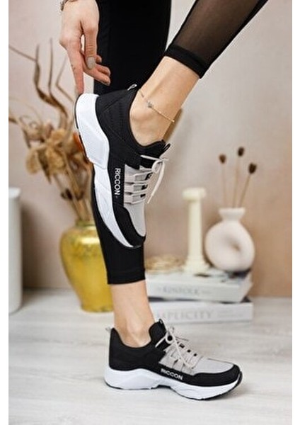 Siyah Buz Erkek Sneaker Kaymaz Taban ve Ortopedik İç Taban ile Türkiye Üretimi