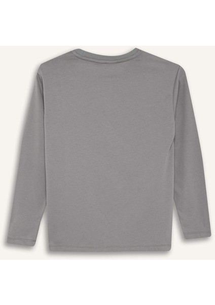 Erkek Çocuk Marvel Games Spiderman Bisiklet Yaka Uzun Kollu Tişört F4813A825AU