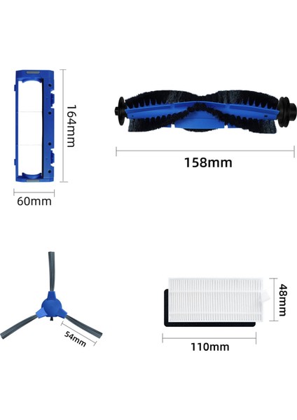 Eufy Robovac 11S 35C 15C 25C 30C Robot Vakum Süpürge Ön Filtre Hepa Stren Yedek Parçaları (Yurt Dışından) indirimleri