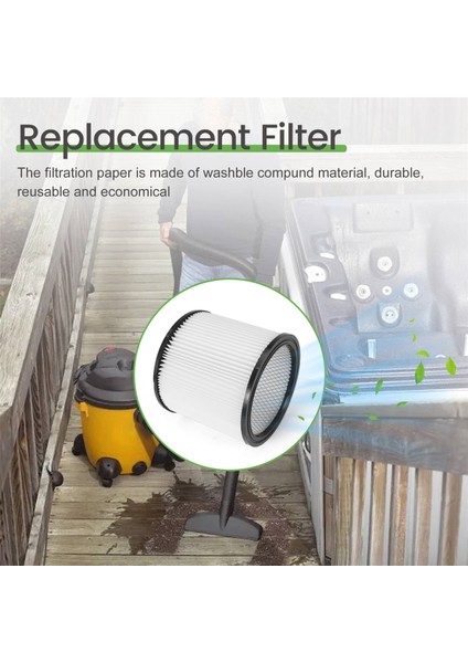 Mağaza Vac Filtreleri Için Değiştirme Filtresi 90304 90333 90350 Mağaza-Vac Islak/kuru Vaccuums 5 Galon ve Üstü (Yurt Dışından) indirimleri