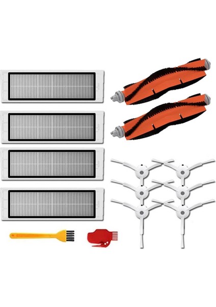 Ana Fırça Yıkanabilir Hepa Filtre Yan Fırçası Xiaomi Mi Vakum 1s 1s Robot Roborock S50 S51 S55 S6 T60 T61 T65 Parça (Yurt Dışından)