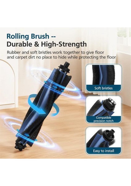 19PCS Ana Fırça Yan Fırça Hepa Filtre Toz Torbası Paspas Bezi Eufy Omni C20 Robot Vakum Süpürge Aksesuarları (Yurt Dışından) fırsatları