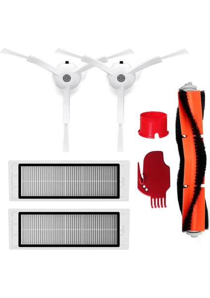 Xiaomi Xiaowa E2 E20 E35 Robot Vakum Süpürge Aksesuarları Için Ana Yan Fırça Hepa Filtresi (Yurt Dışından)
