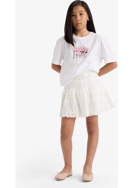 Kız Çocuk Poplin Etek F8011A825HS