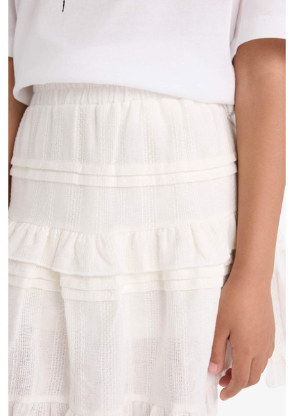 Kız Çocuk Poplin Etek F8011A825HS