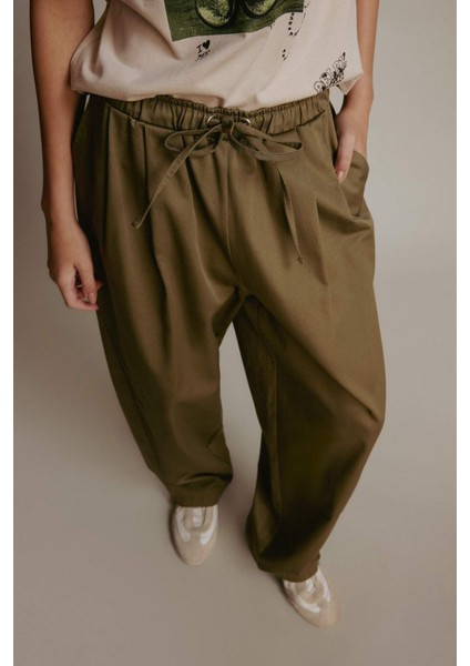 Coool Baggy Fit Normal Bel Gabardin Pantolon F7809AX25AU