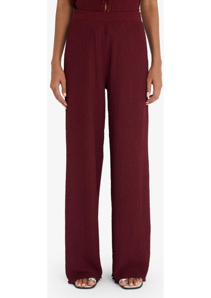 Wide Leg Geniş Bol Paça Bürümcük Pantolon