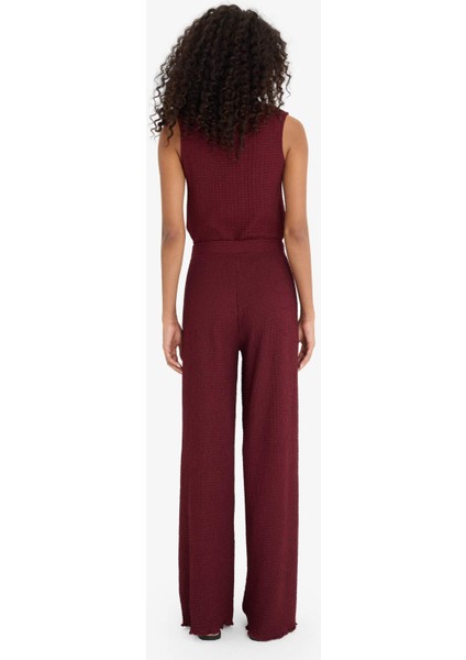 Wide Leg Geniş Bol Paça Bürümcük Pantolon