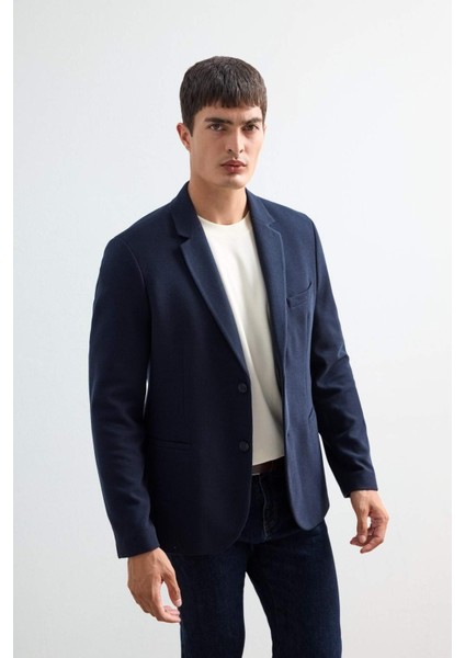 Modern Fit Düğmeli Cepli Blazer Ceket F2347AX25AU