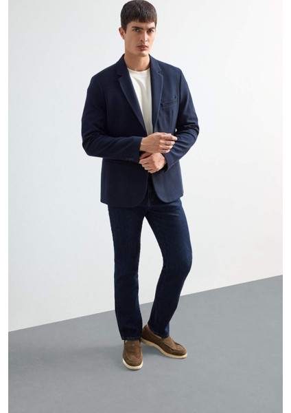 Modern Fit Düğmeli Cepli Blazer Ceket F2347AX25AU