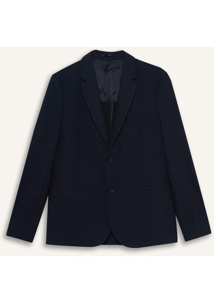 Modern Fit Düğmeli Cepli Blazer Ceket F2347AX25AU