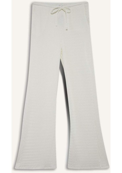 Flare Fit Cepli Normal Bel Standart Boy Bürümcük Pantolon