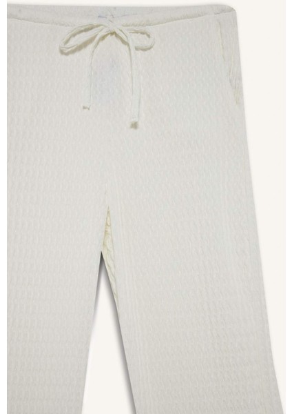 Flare Fit Cepli Normal Bel Standart Boy Bürümcük Pantolon