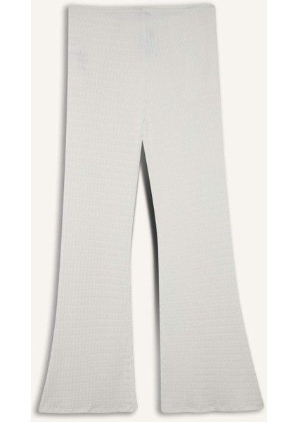 Flare Fit Cepli Normal Bel Standart Boy Bürümcük Pantolon