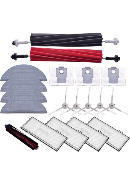 Roborock S8 Pro Ultra Robot Için Vakum Süpürücü Ana Yan Fırça Hepa Filtre Mop Bez Tuz Torbaları Yedek Parçalar (Yurt Dışından)