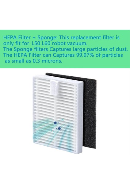 Eufy L60 Ses L50 Ses Robot Vakum Süpürge Ana Yan Fırça Hepa Filtre Yedek Parçalar Aksesuarları (Yurt Dışından) fiyatları