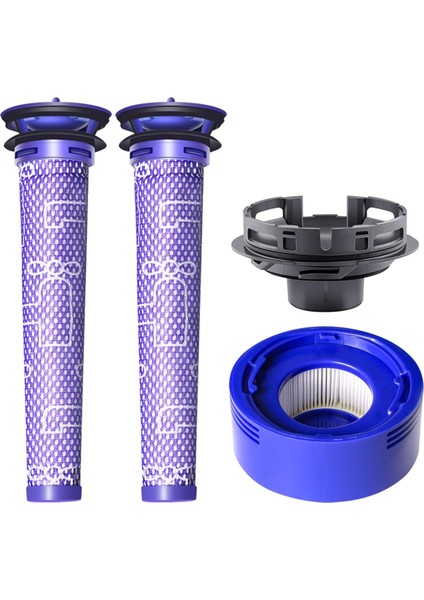 Vakum Filtresi ve Motor Kapak Kiti Dyson V7 V7 V8 Kablosuz Vakum Süpürgeleri Ön Filtreler Filtre Motorlu Arka Kapak Post (Yurt Dışından)
