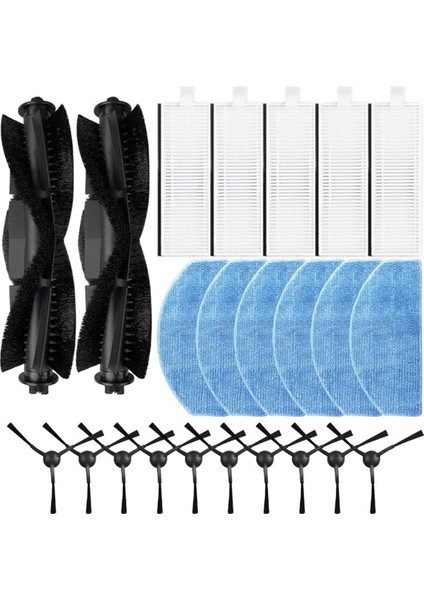Laresar L6 Pro Için Laresar Evol 3 Robot Vakum Süpürge Ana Yan Fırça Hepa Filtre Mop Bezi Yedek Parçalar (Yurt Dışından)